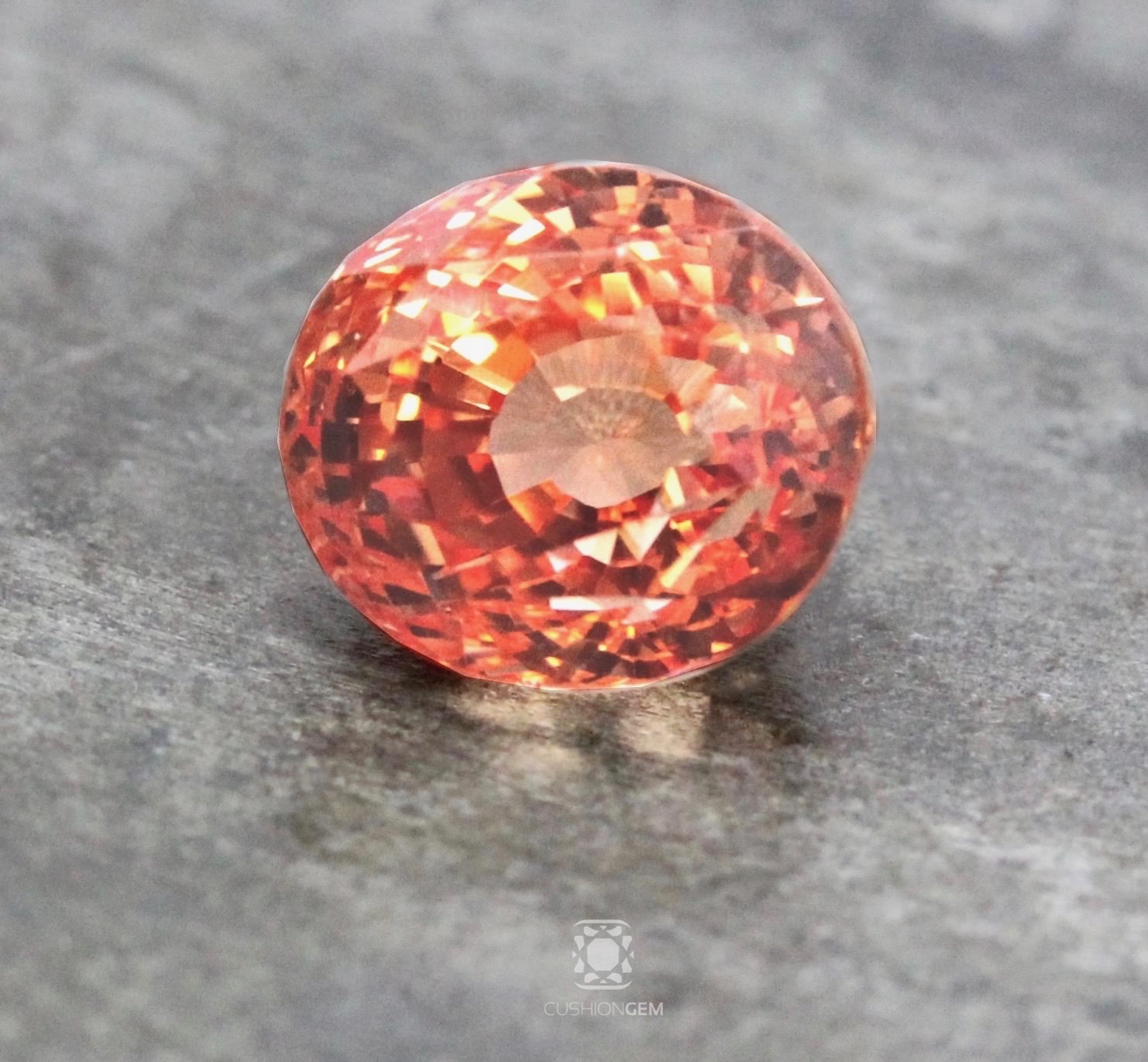 Padparadscha Sapphire gem